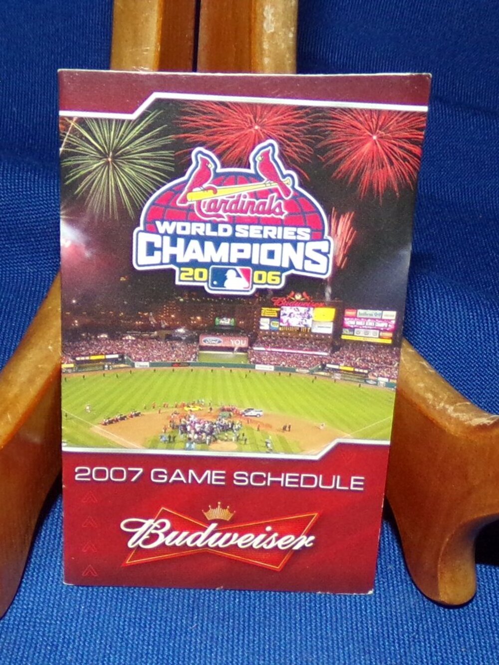 VINTAGE ST. LOUIS CARDINALS 2007 POCKET GAME SCHEDULE
